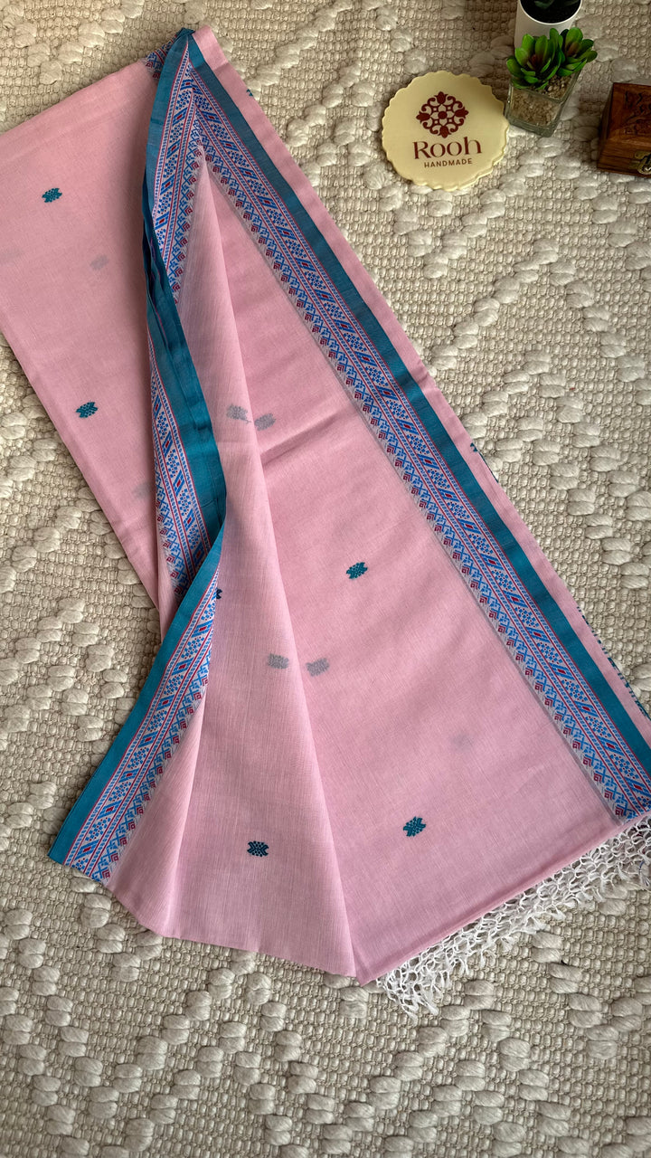 BENGAL PHULIA HANDLOOM COTTON SAREE-003