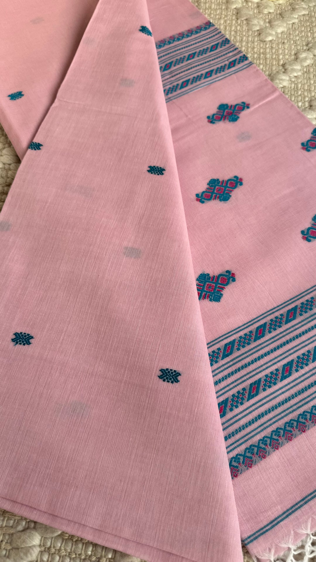 BENGAL PHULIA HANDLOOM COTTON SAREE-003