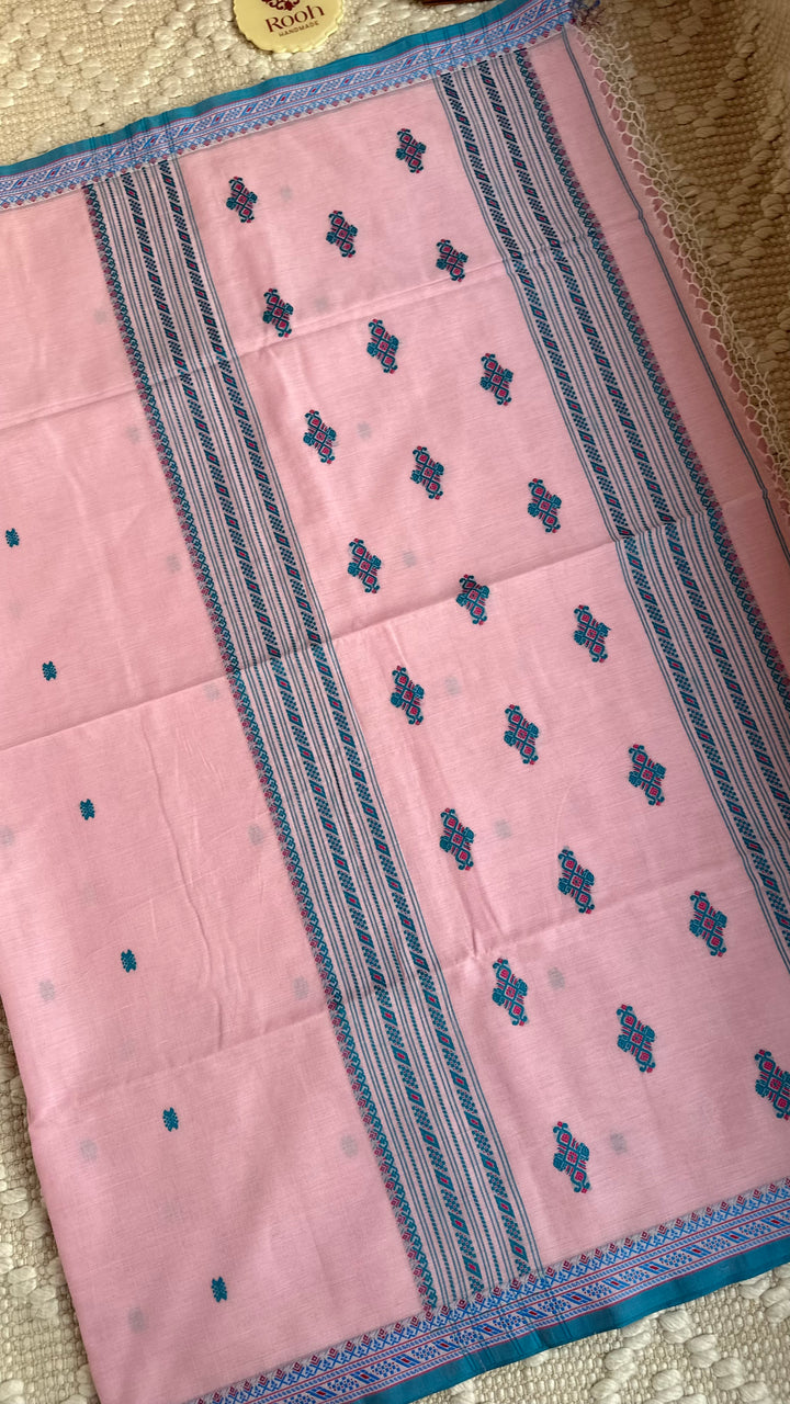 BENGAL PHULIA HANDLOOM COTTON SAREE-003