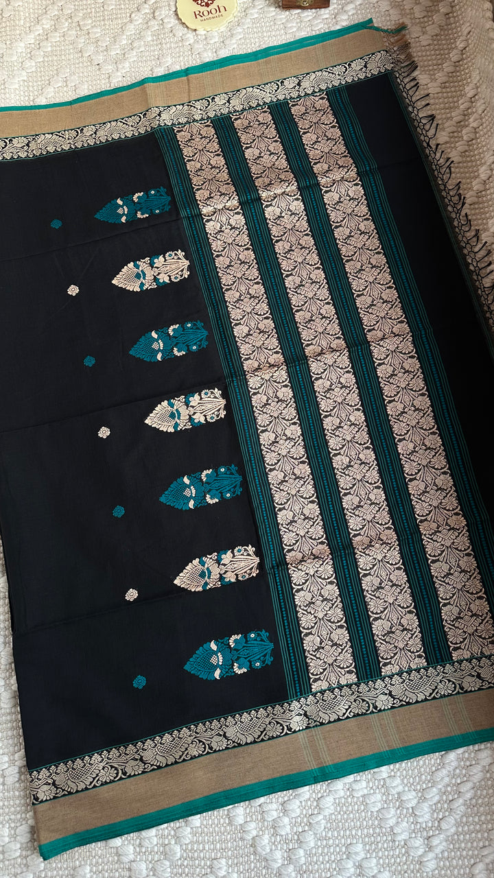 BENGAL PHULIA HANDLOOM COTTON SAREE-013